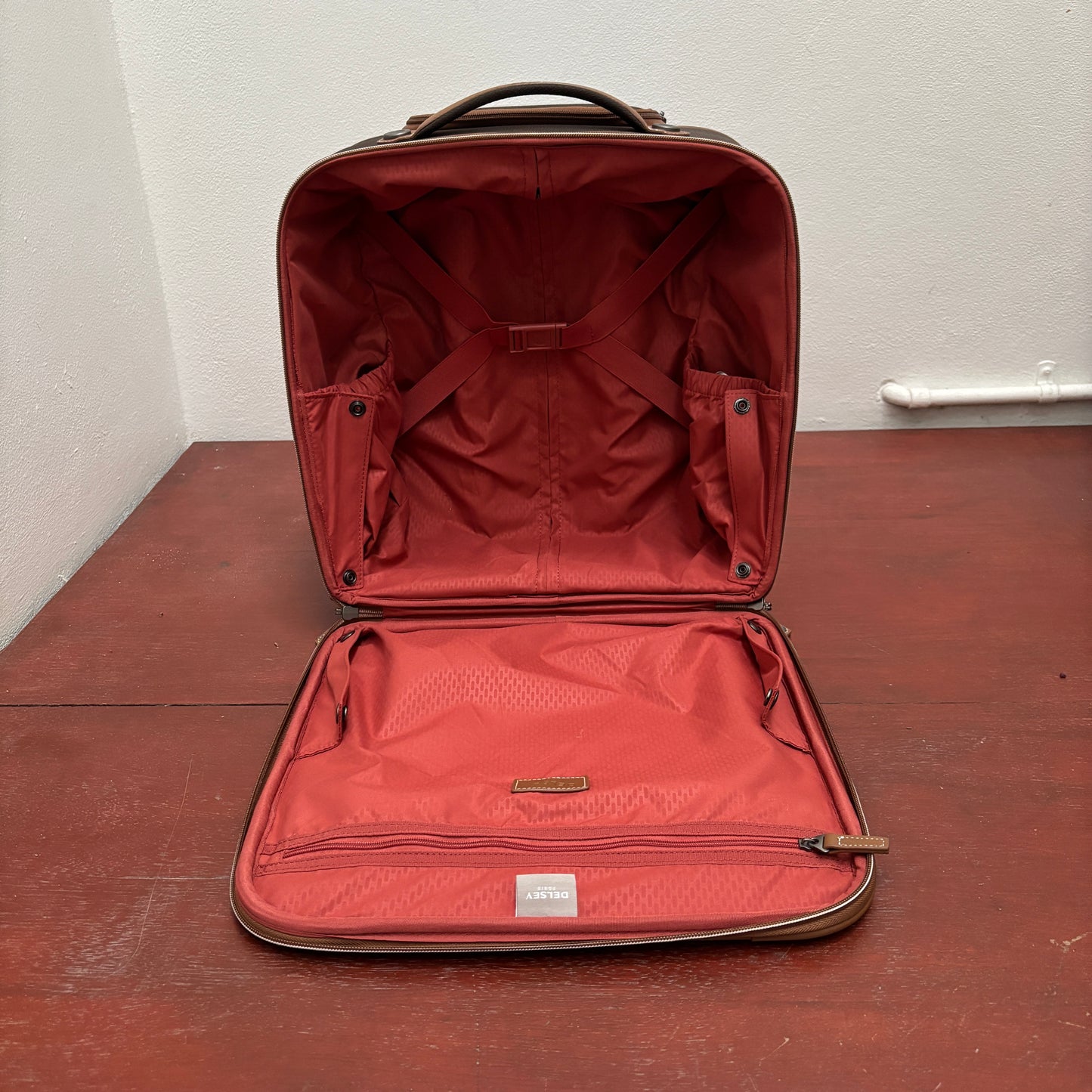 DELSEY CHATELET AIR 2.0 UNDER-SEAT BAG BROWN