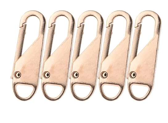 CLIP ON METAL ZIP PULLERS