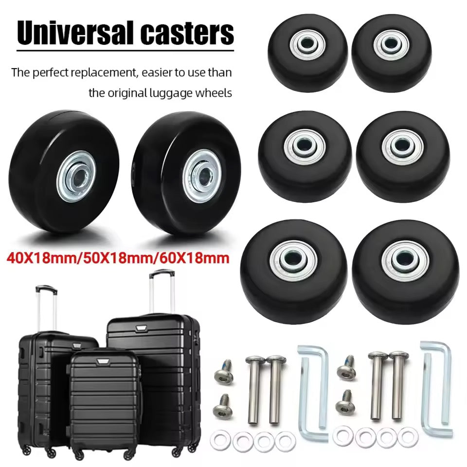 SET OF 4 UNIVERSAL REPLACEMENT WHEELS KIT