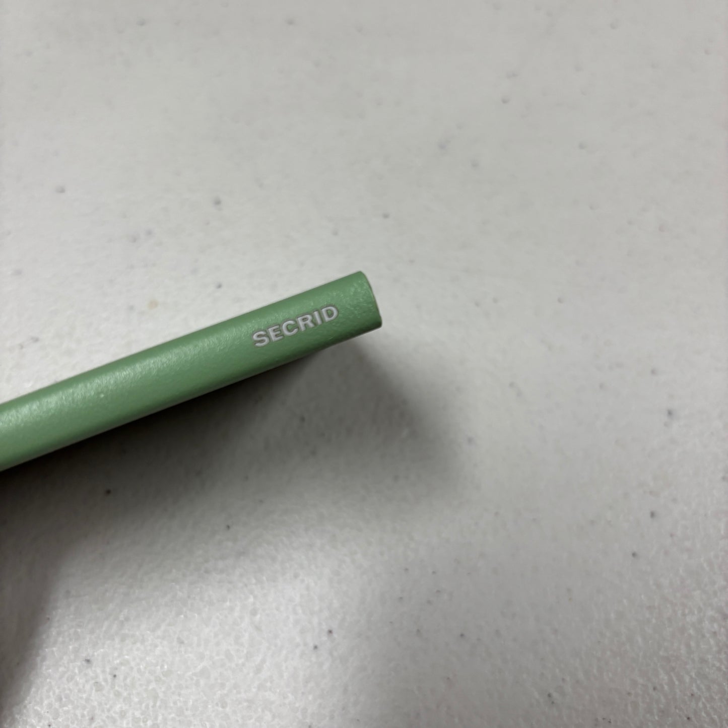 PRELOVED GENUINE SECRID CARDPROTECTOR POWDER COATED PISTACHIO