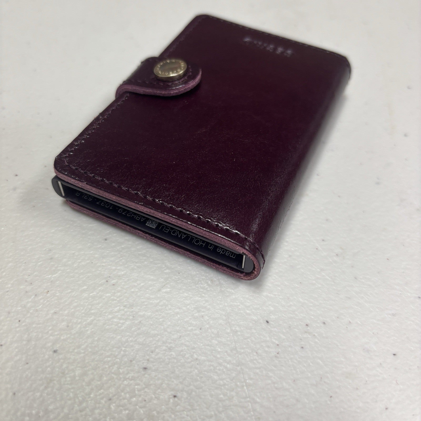 Genuine Secrid Premium MINIWALLET Dusk Bordeaux