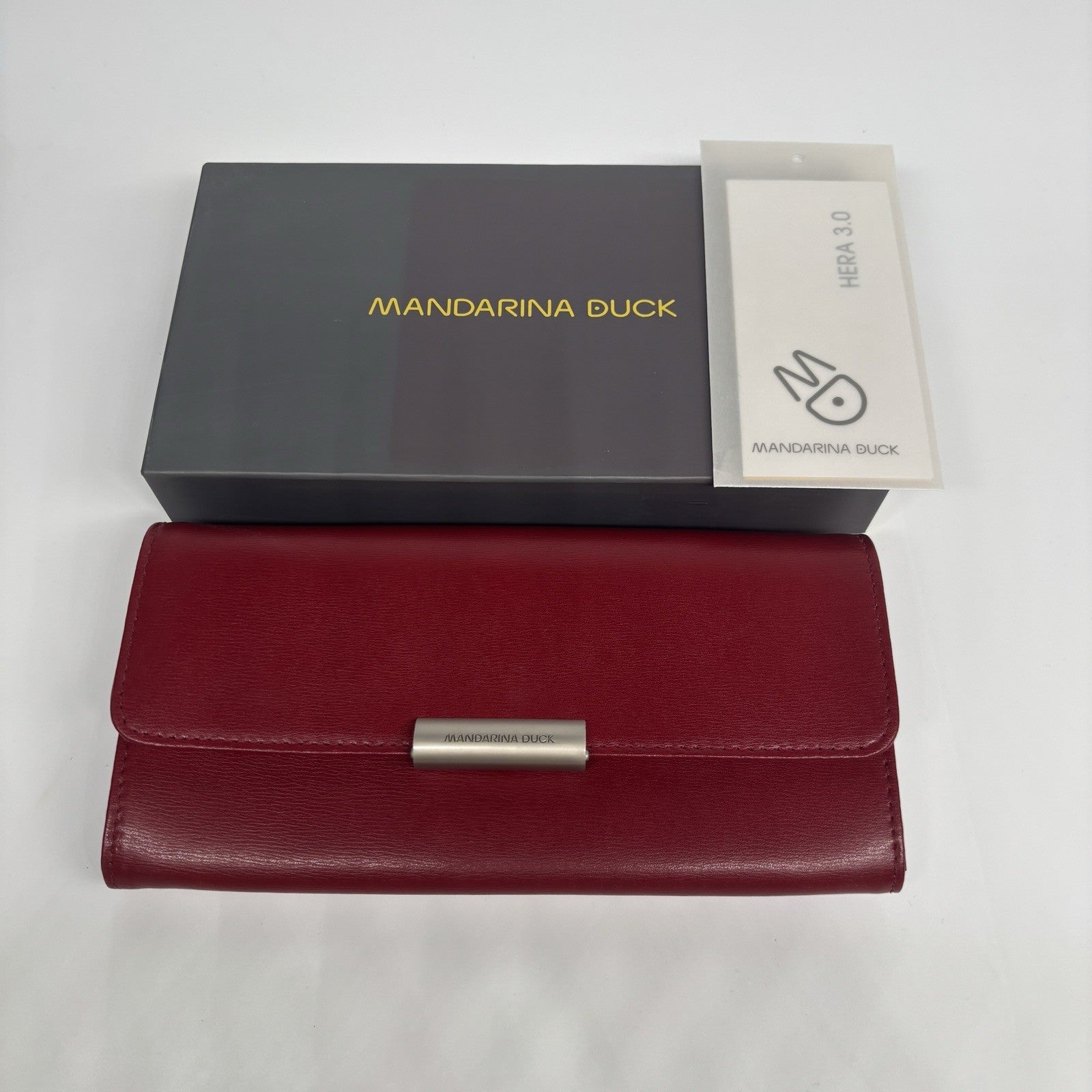 Genuine New Mandarina Duck Leather Hera 3.0 Wallet