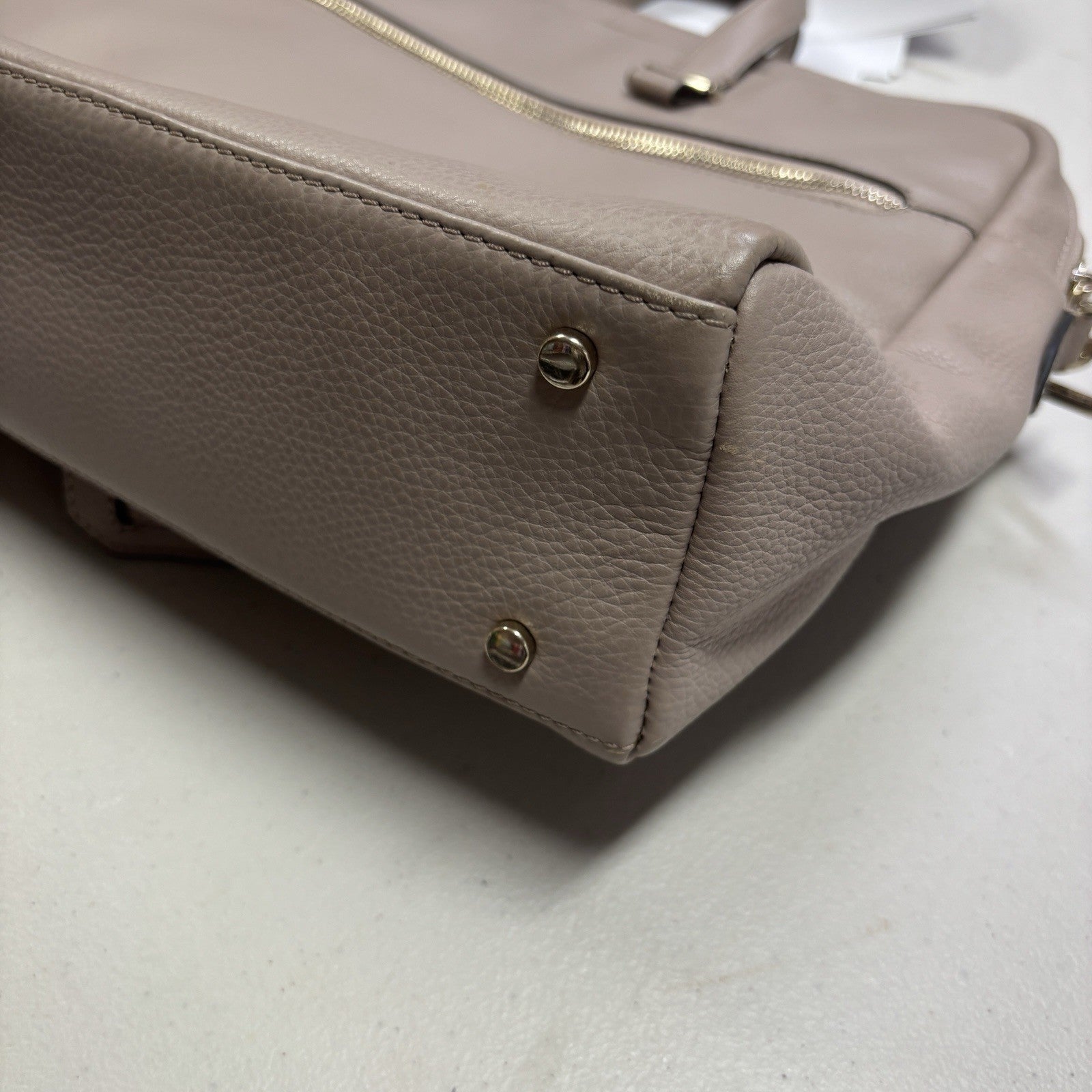 Samsonite Leather Highline Bailhandle Laptop Briefcase