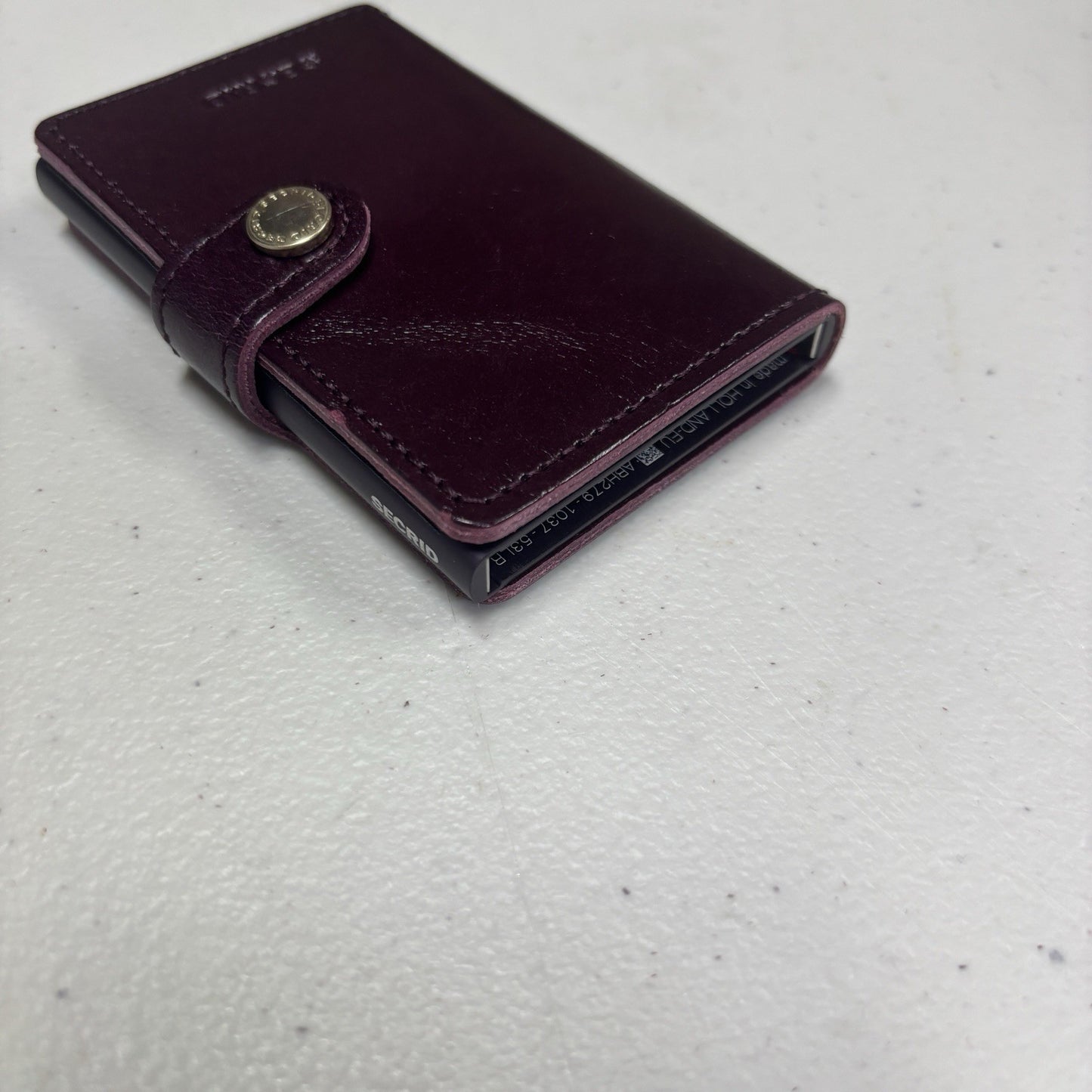 Genuine Secrid Premium MINIWALLET Dusk Bordeaux
