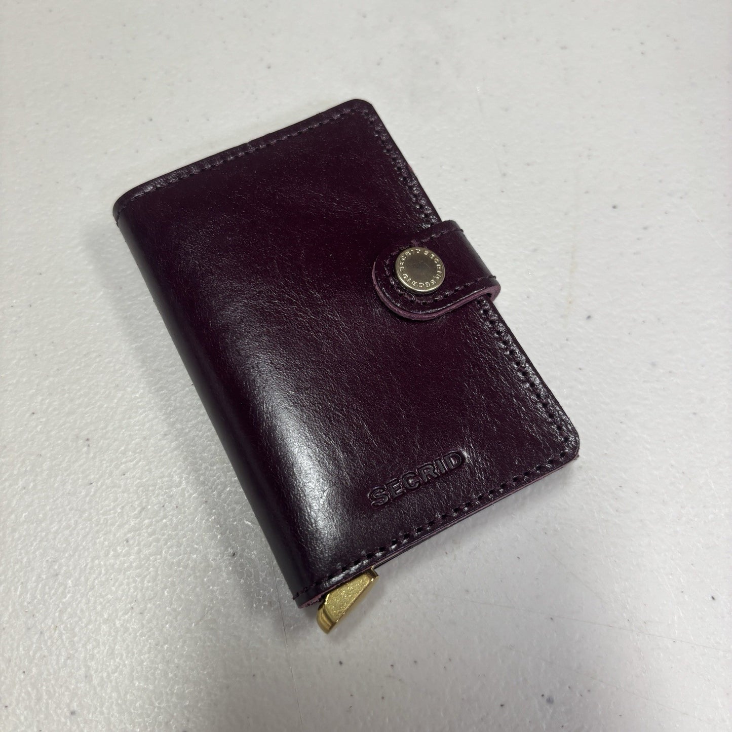 Genuine Secrid Premium MINIWALLET Dusk Bordeaux