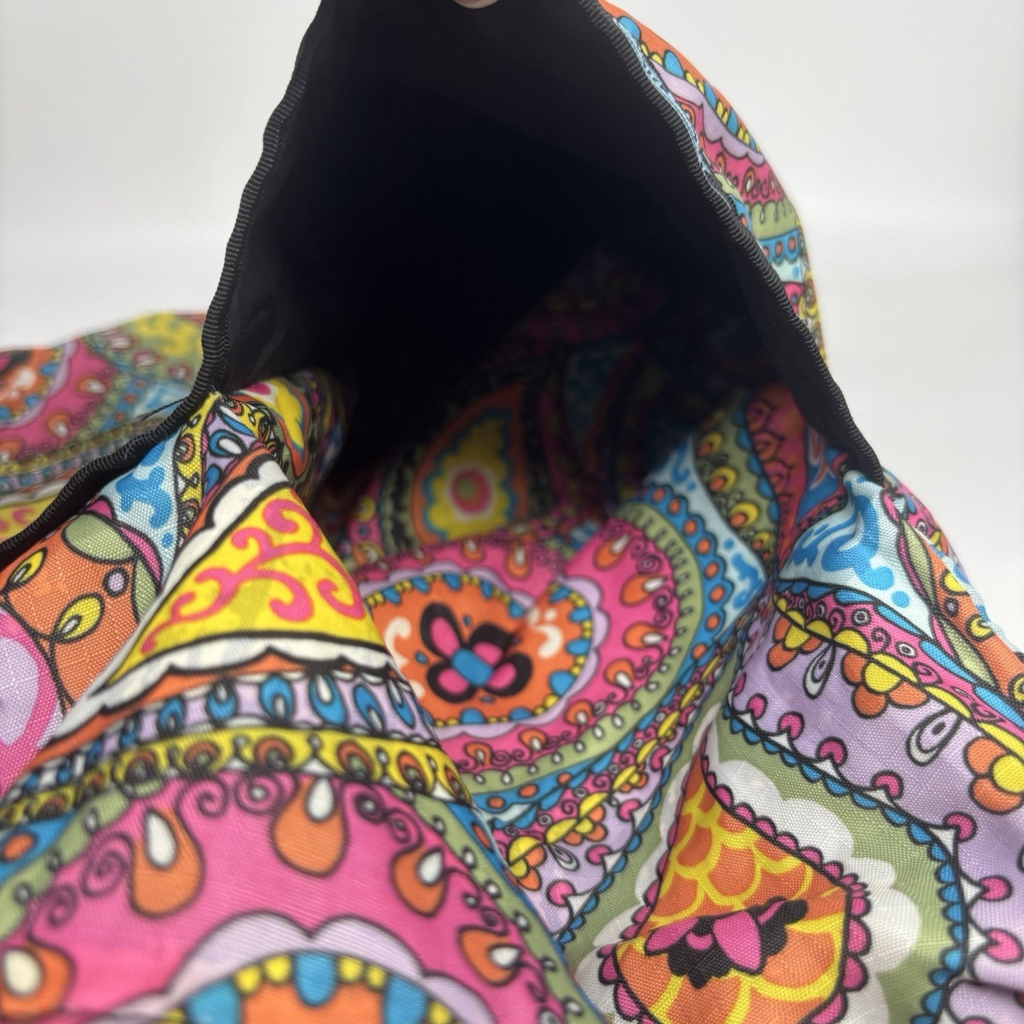 Genuine LeSportSac Crossbody Bag Multi Coloured Paisley Print