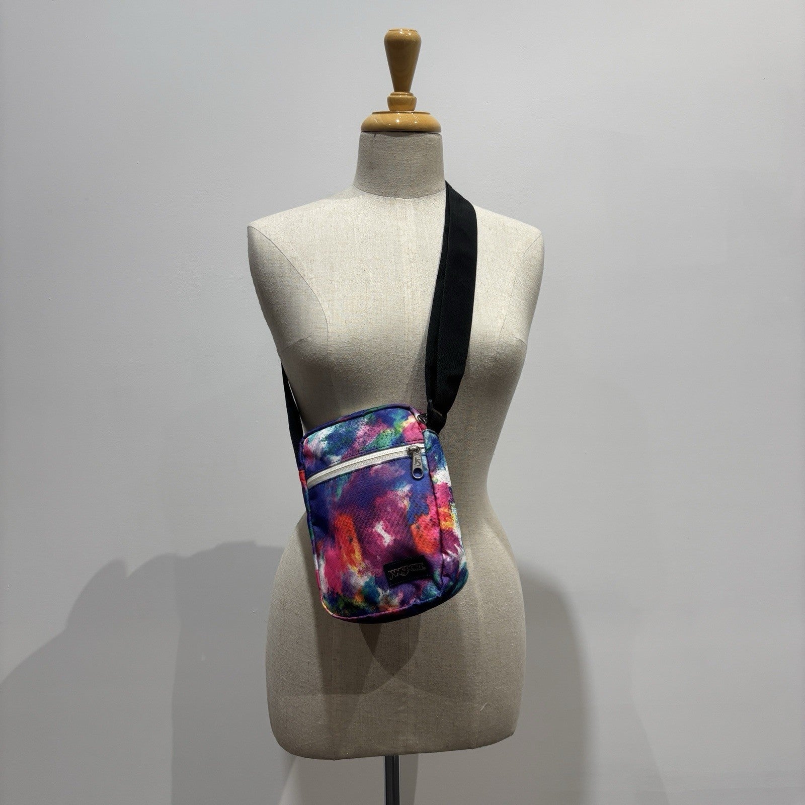 Genuine JanSport Crossbody Bag Multi Colour Print