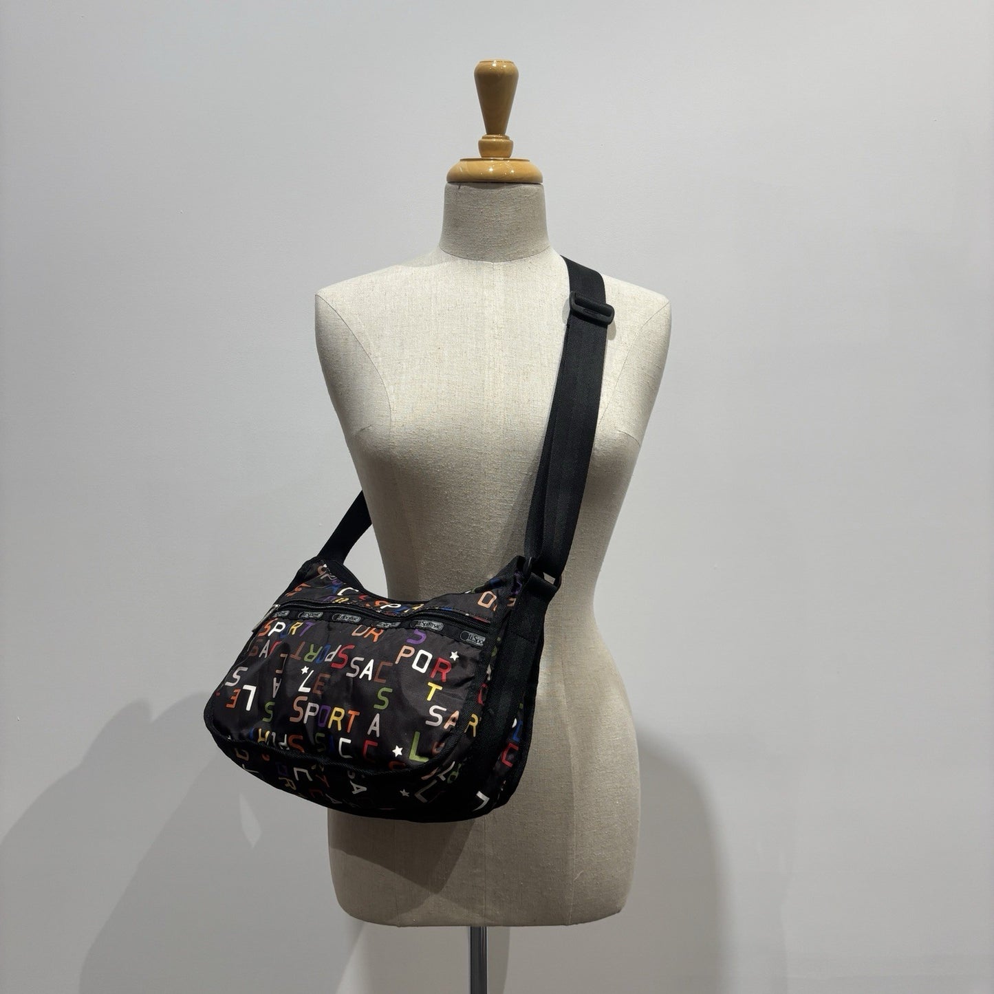 Genuine LeSportSac Crossbody Bag Multi Coloured Le Sport Sac Print