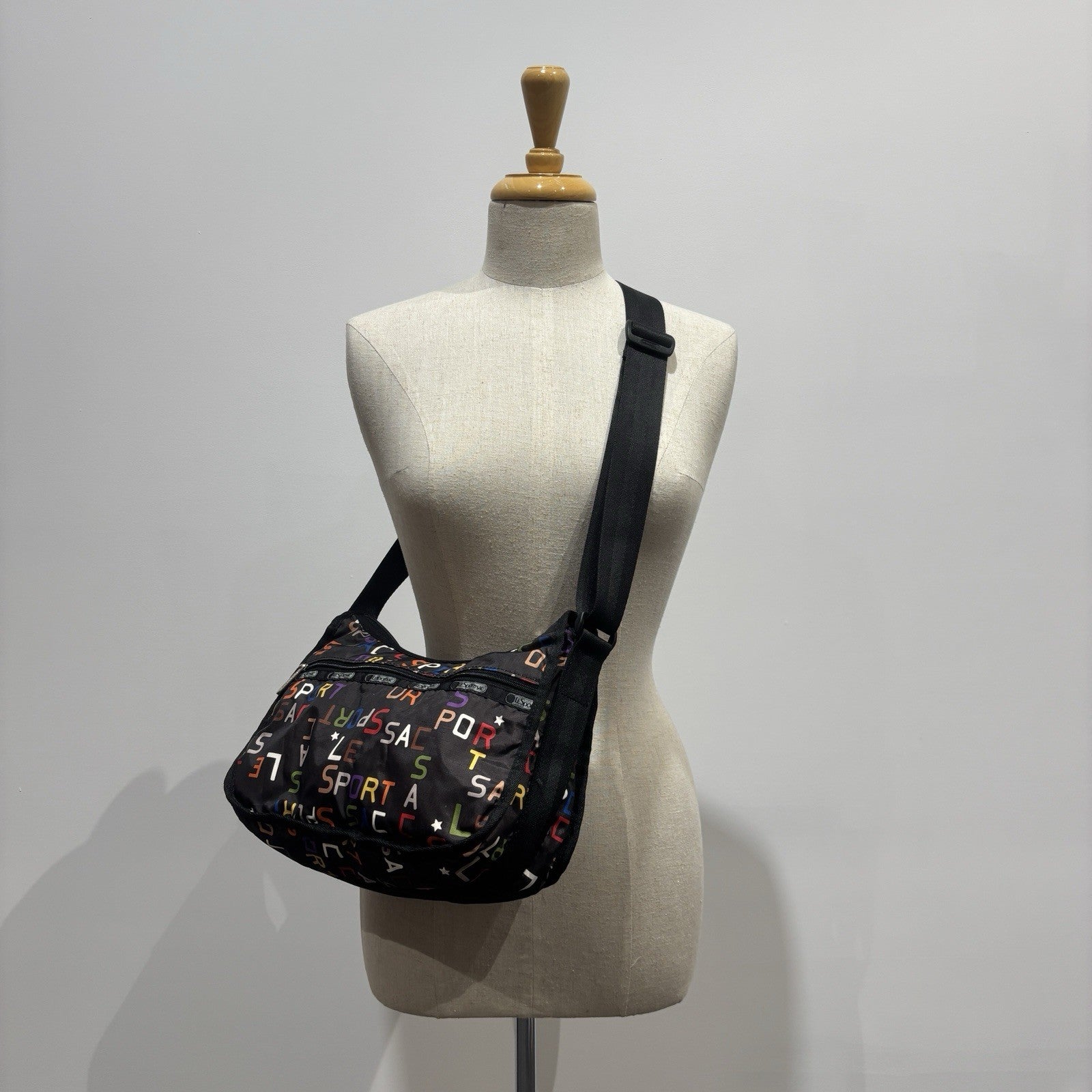 Genuine LeSportSac Crossbody Bag Multi Coloured Le Sport Sac Print