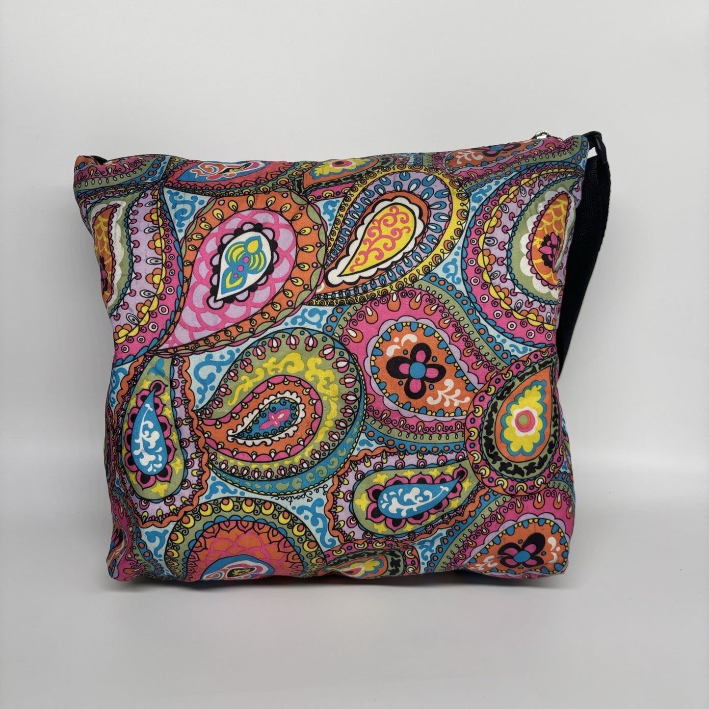 Genuine LeSportSac Crossbody Bag Multi Coloured Paisley Print