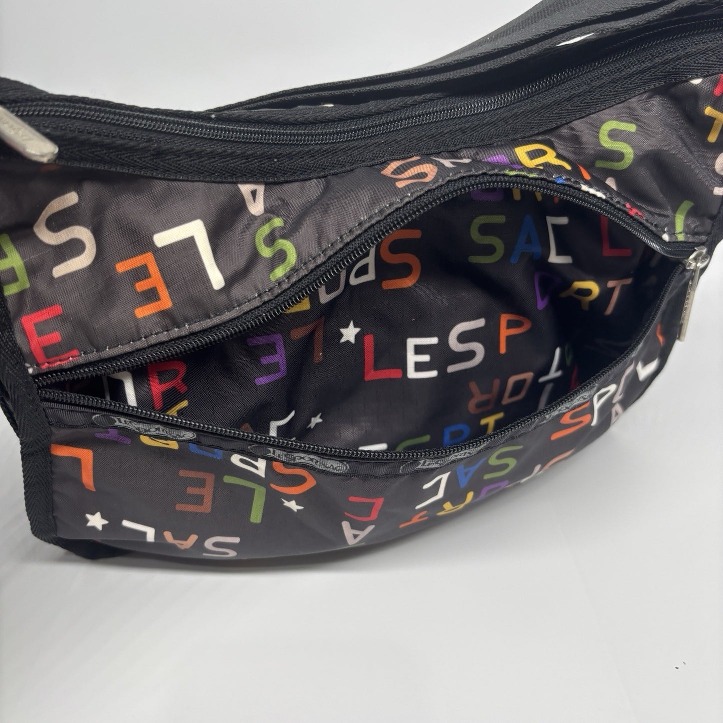 Genuine LeSportSac Crossbody Bag Multi Coloured Le Sport Sac Print
