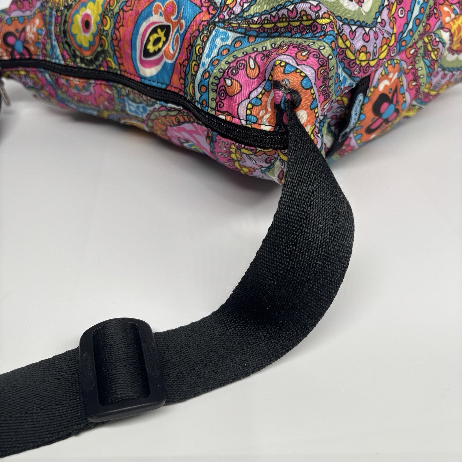 Genuine LeSportSac Crossbody Bag Multi Coloured Paisley Print