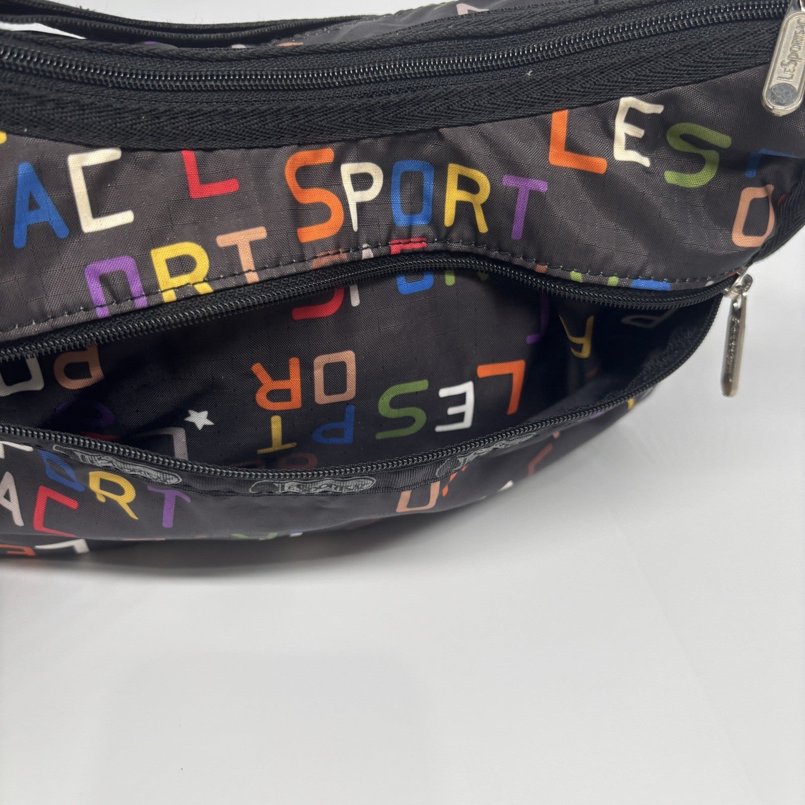 Genuine LeSportSac Crossbody Bag Multi Coloured Le Sport Sac Print