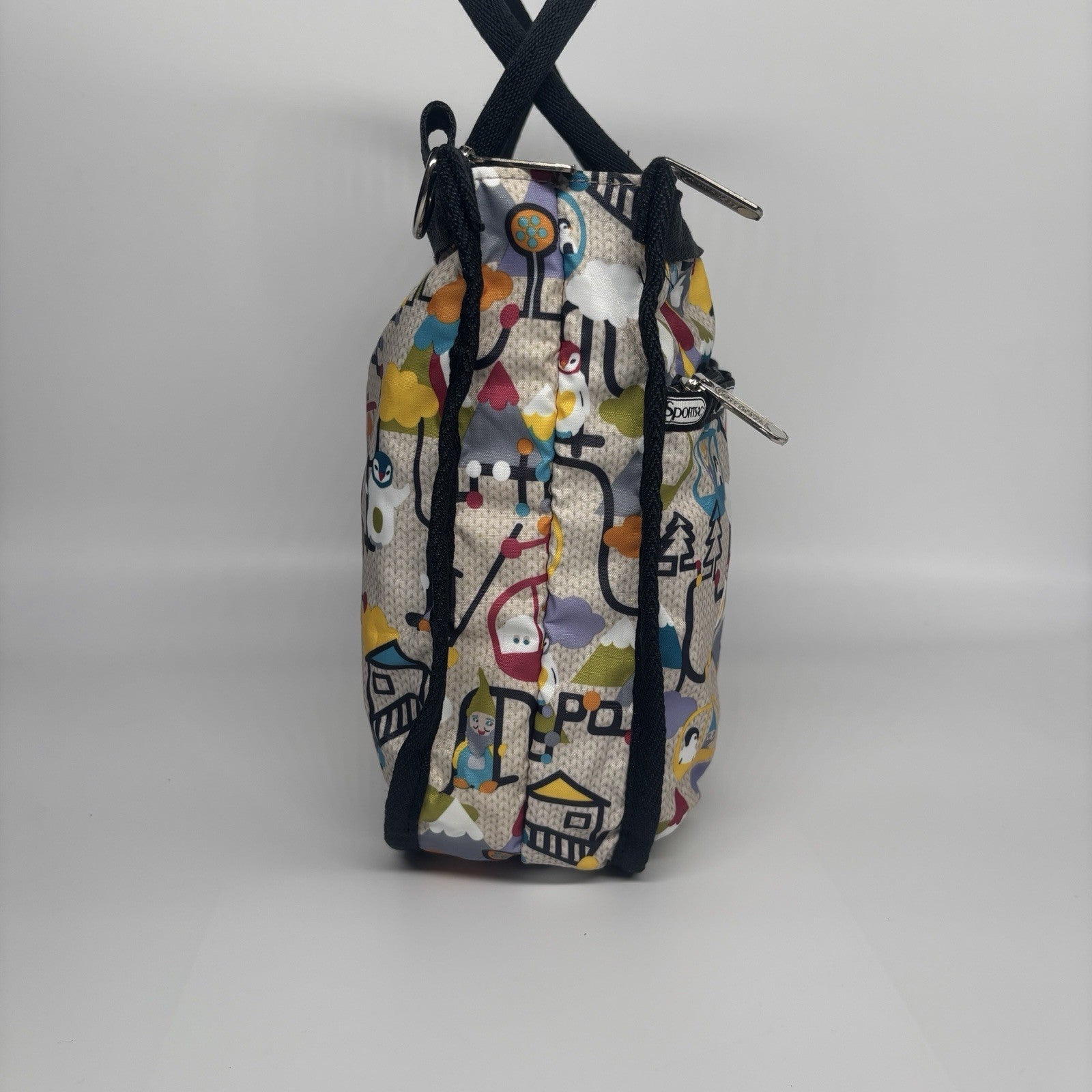 LESPORTSAC Multicolour Handbag Knomes Penguins