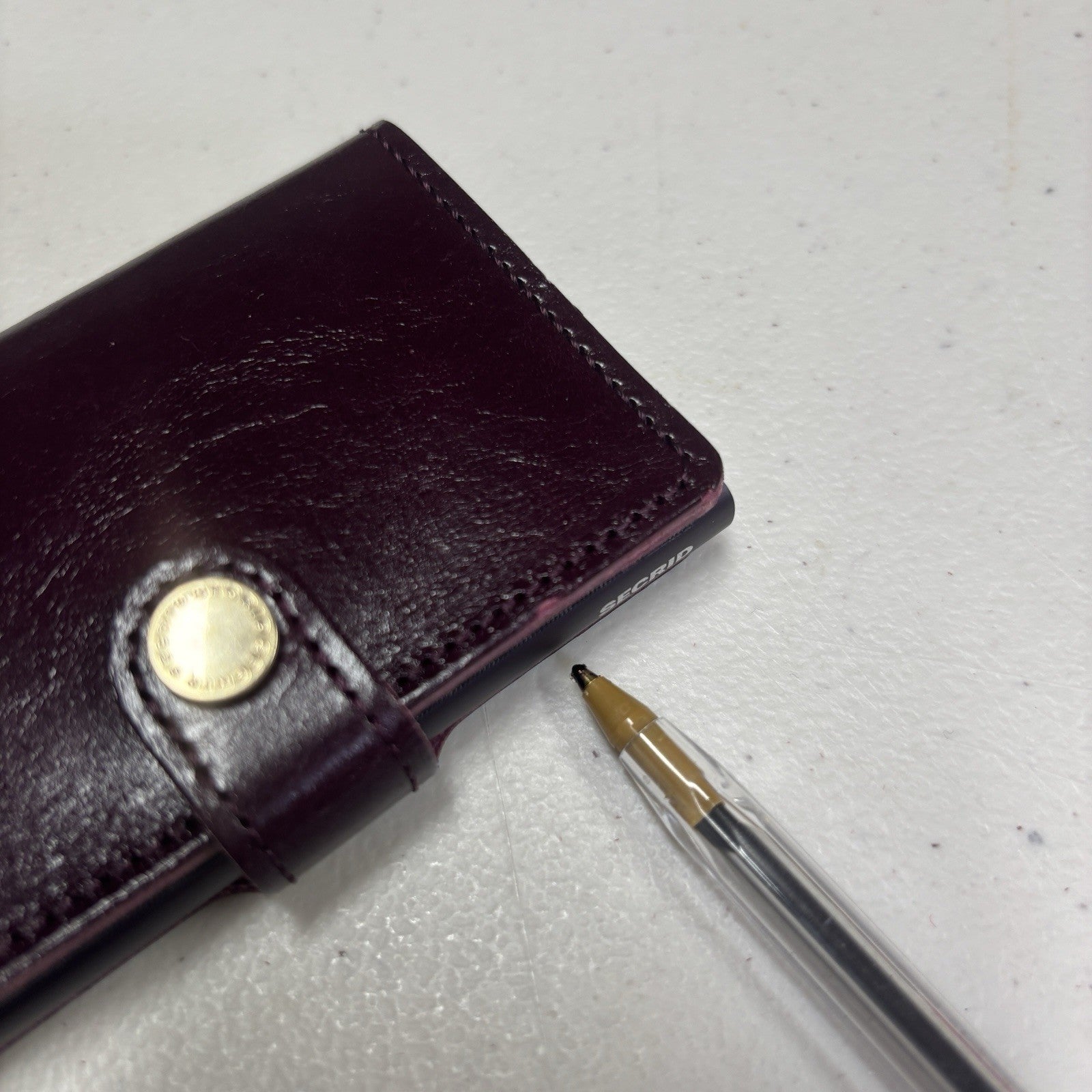 Genuine Secrid Premium MINIWALLET Dusk Bordeaux