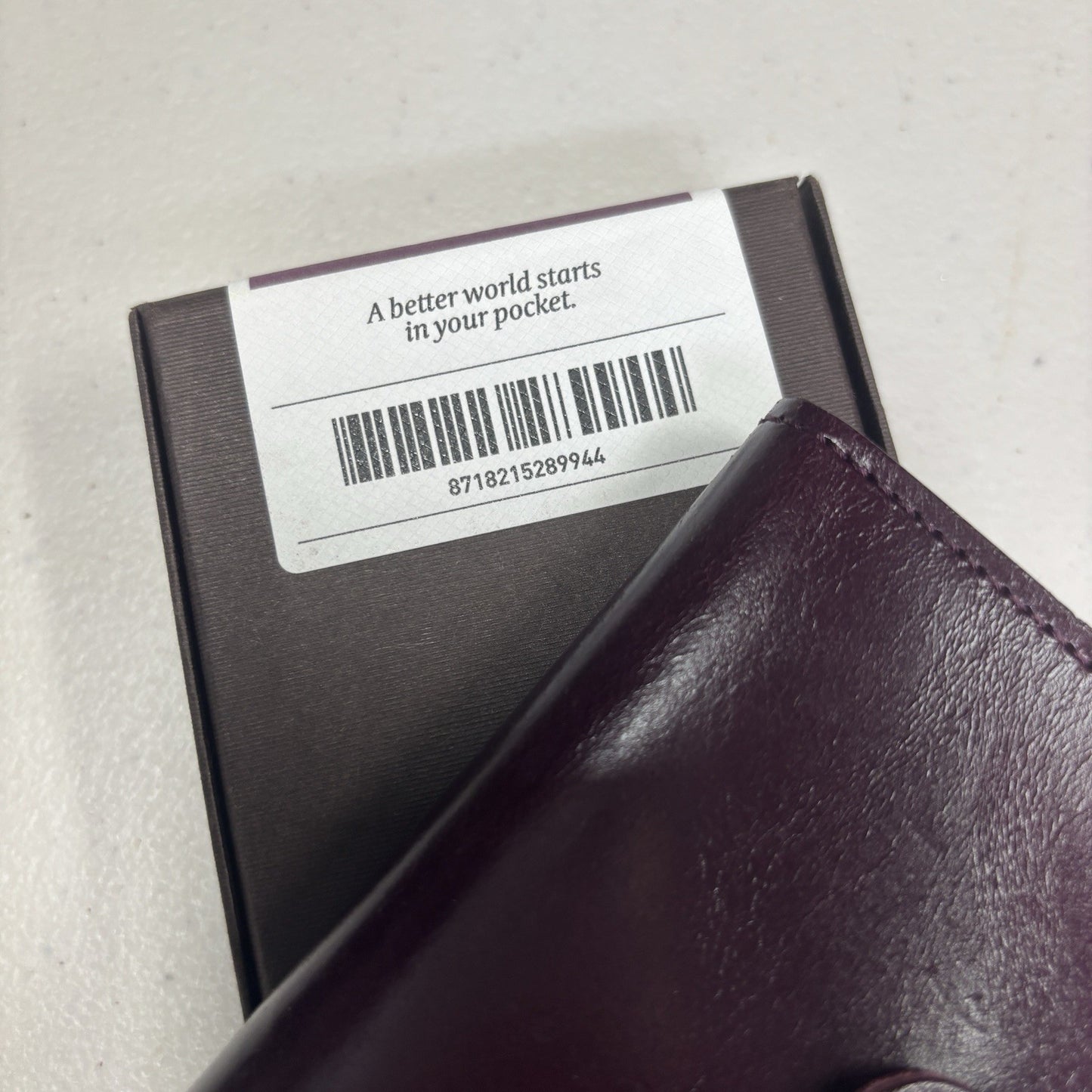 Genuine Secrid Premium MINIWALLET Dusk Bordeaux