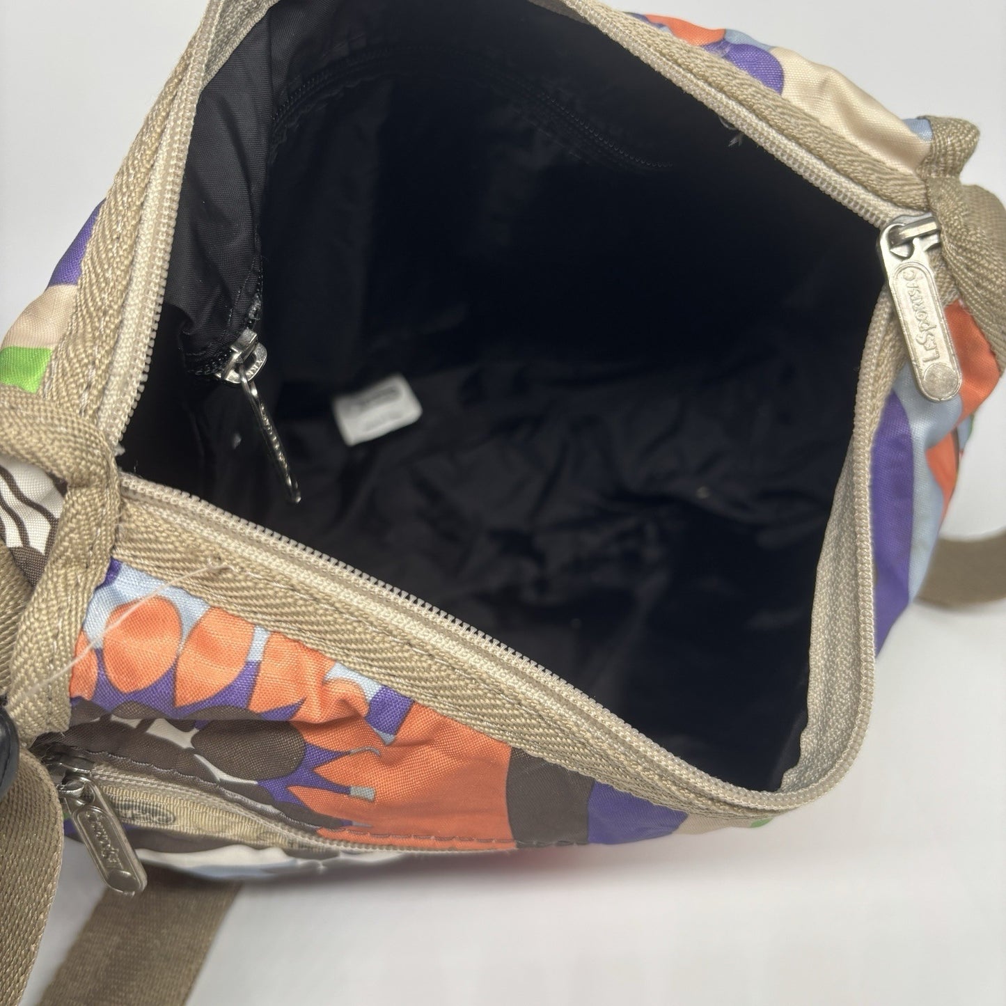 Genuine LeSportSac Crossbody Bag Multi Coloured Retro Print