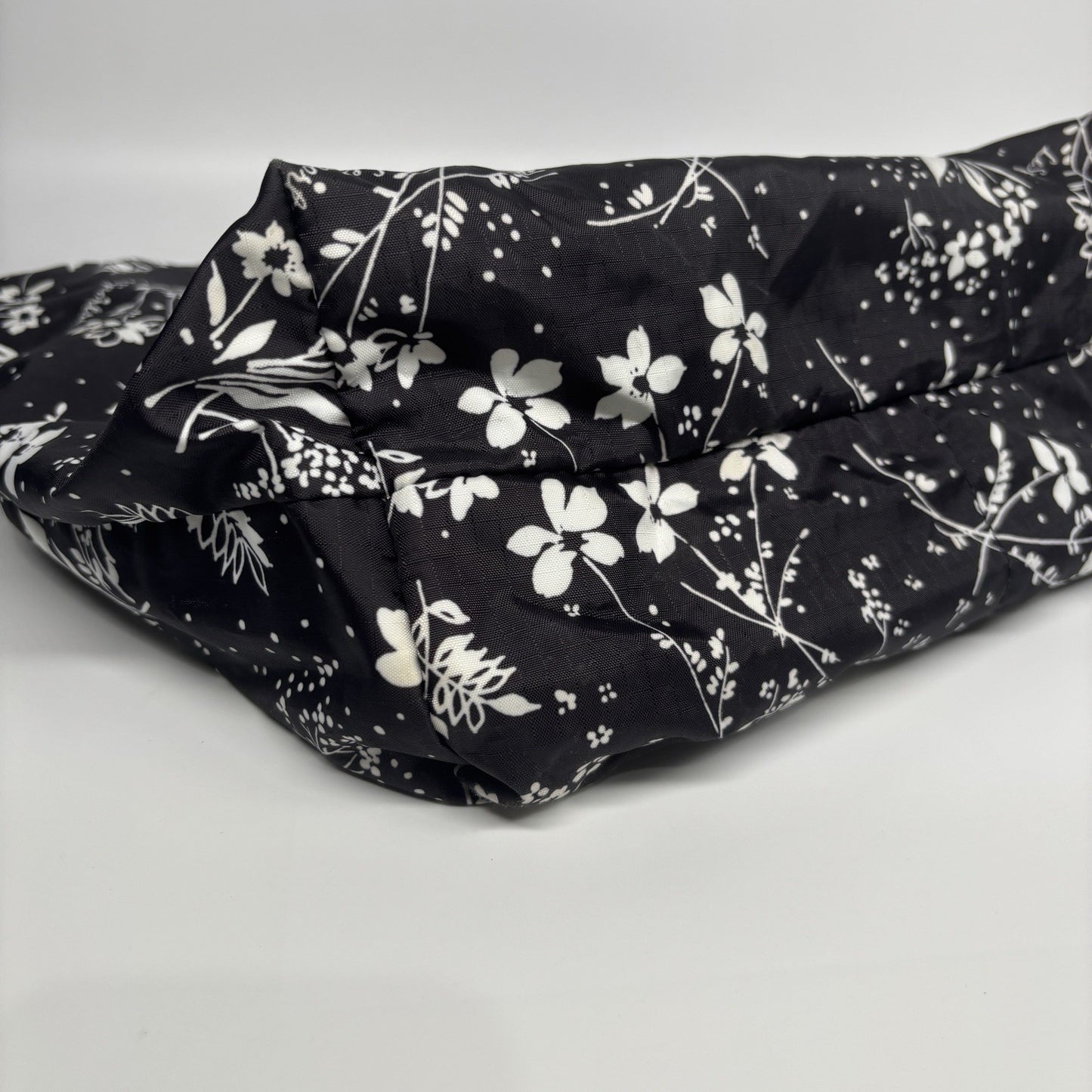 Genuine LeSportSac Crossbody Bag Black and White Floral