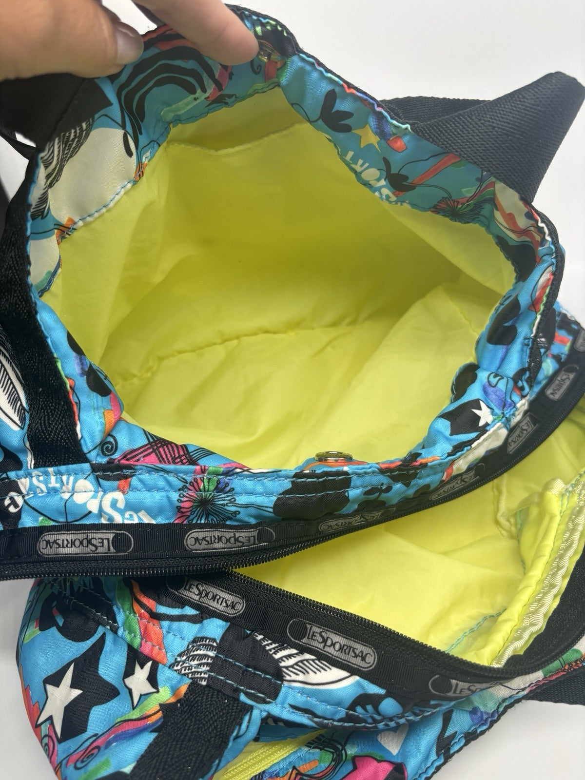 LESPORTSAC Blue Multicolour Handbag