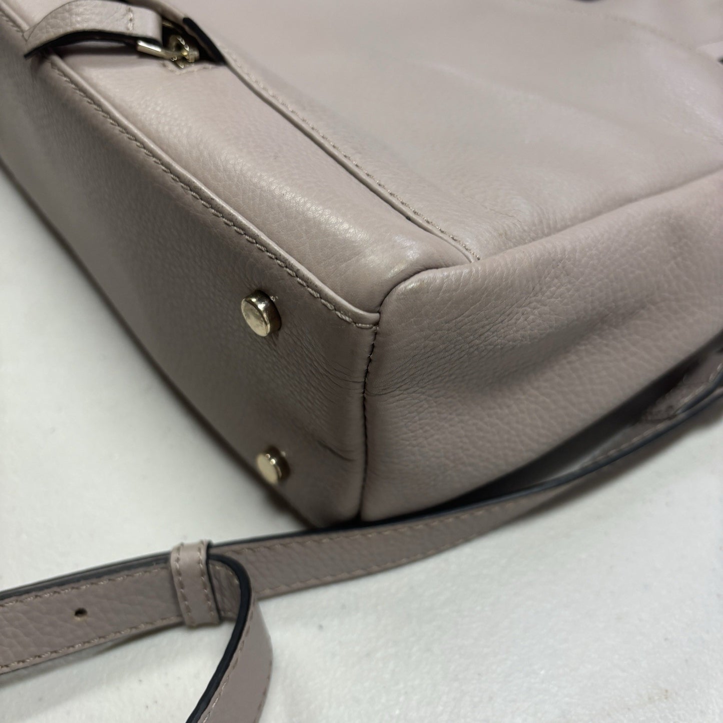 Samsonite Leather Highline Bailhandle Laptop Briefcase