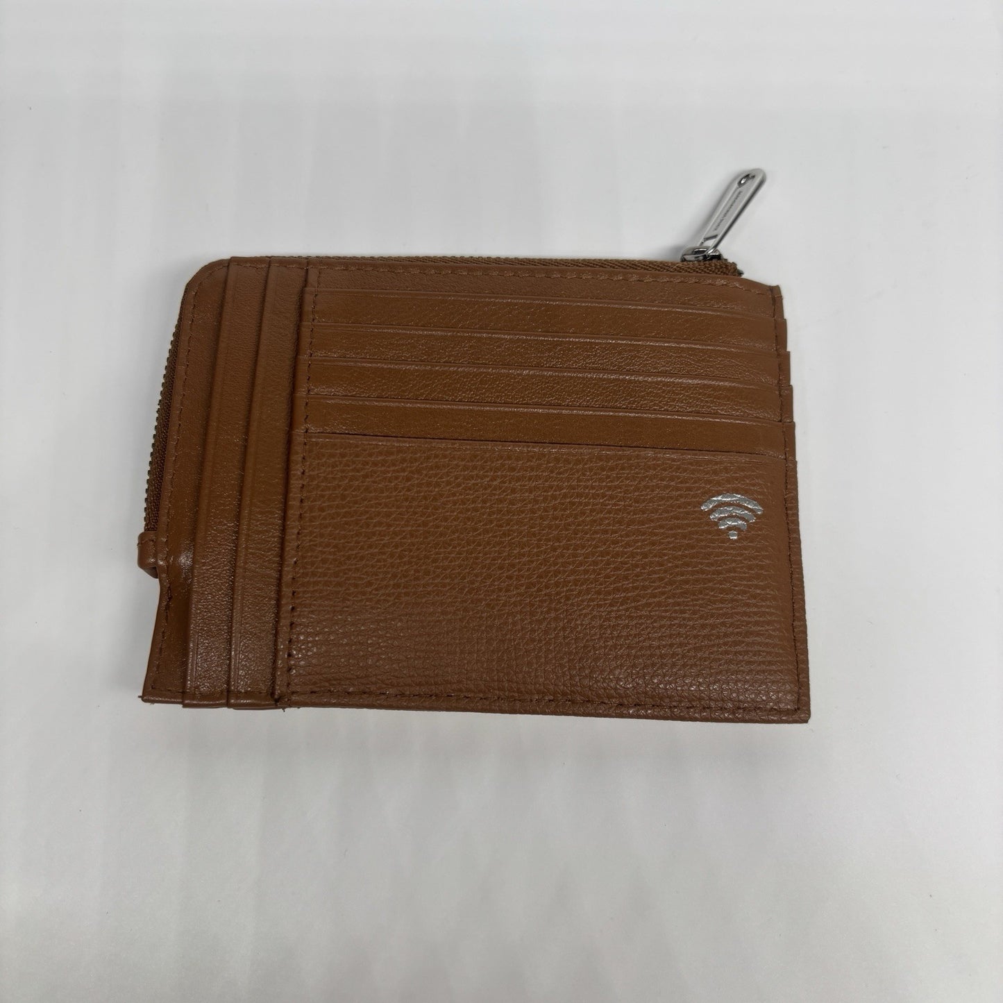Genuine Mandarina Duck Mellow Urban RFID Leather Card Holder Indian Tan