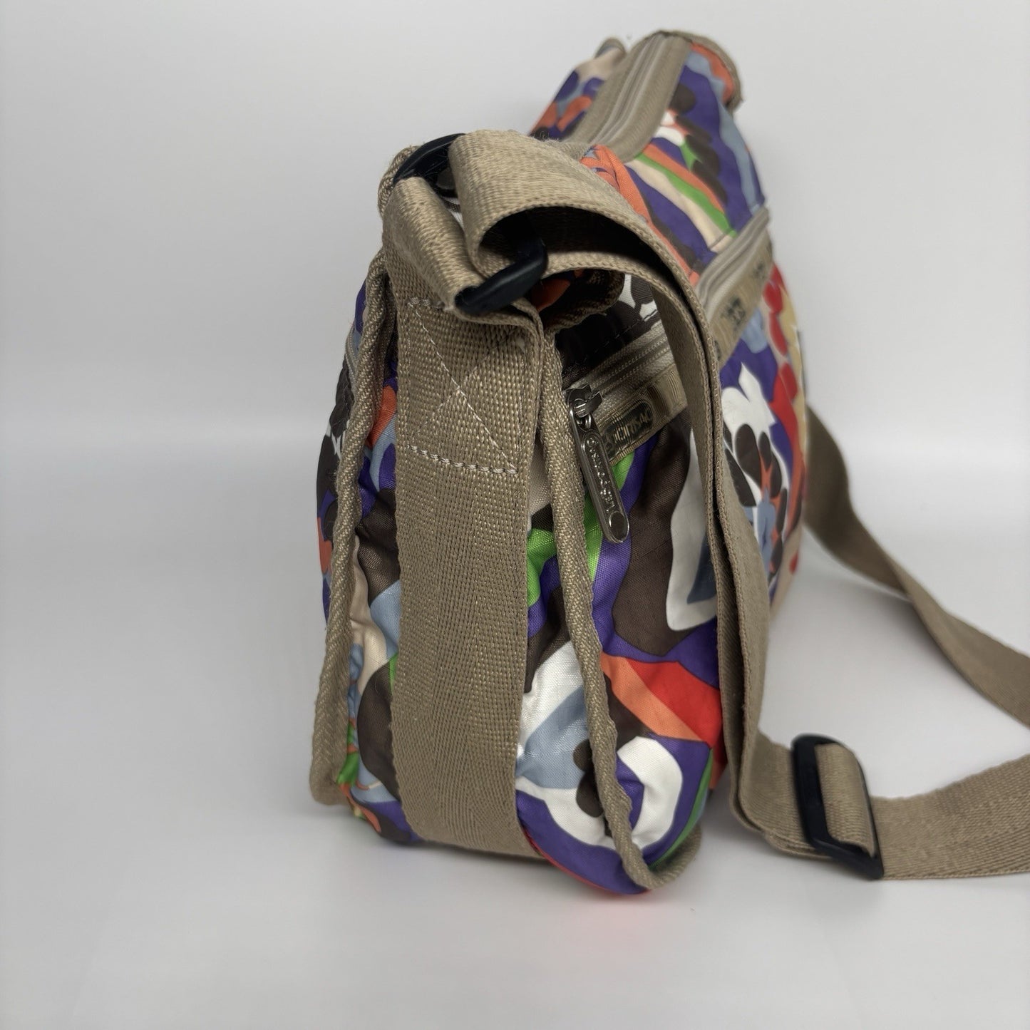 Genuine LeSportSac Crossbody Bag Multi Coloured Retro Print