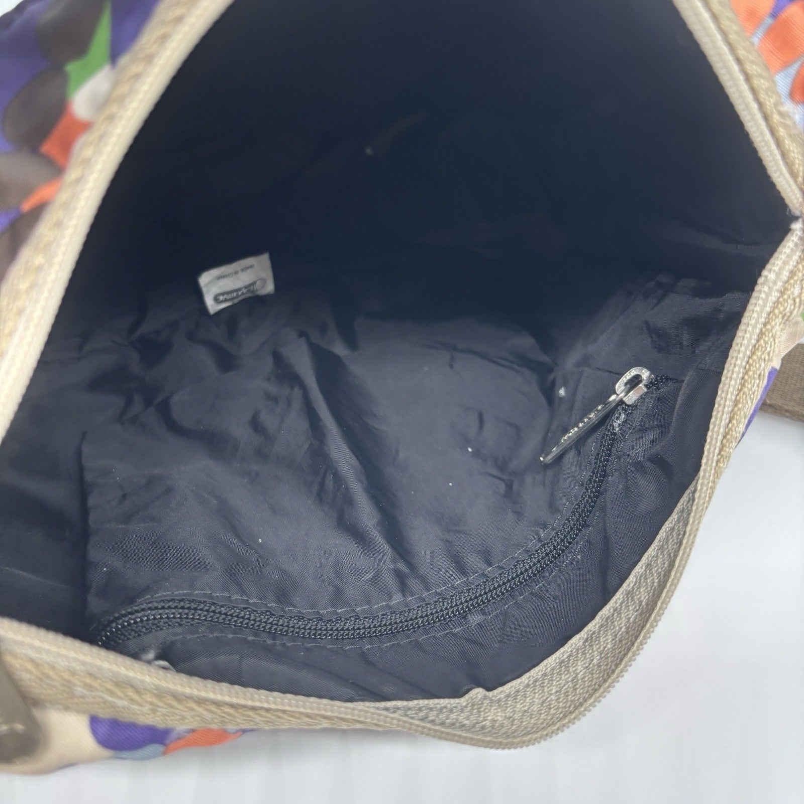 Genuine LeSportSac Crossbody Bag Multi Coloured Retro Print