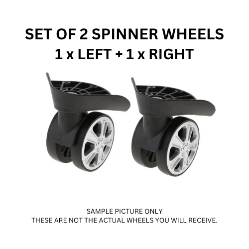 SET OF 2 SPINNER WHEELS