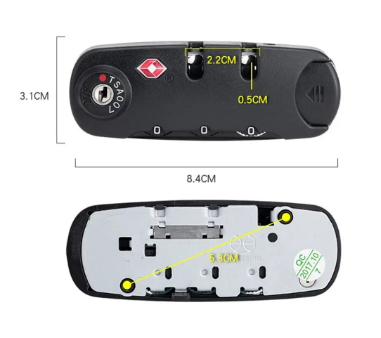 TSA COMBINATION LOCK