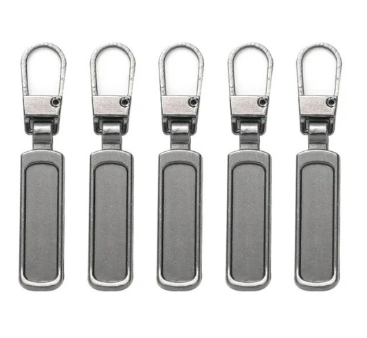 CLIP ON METAL ZIP PULLERS